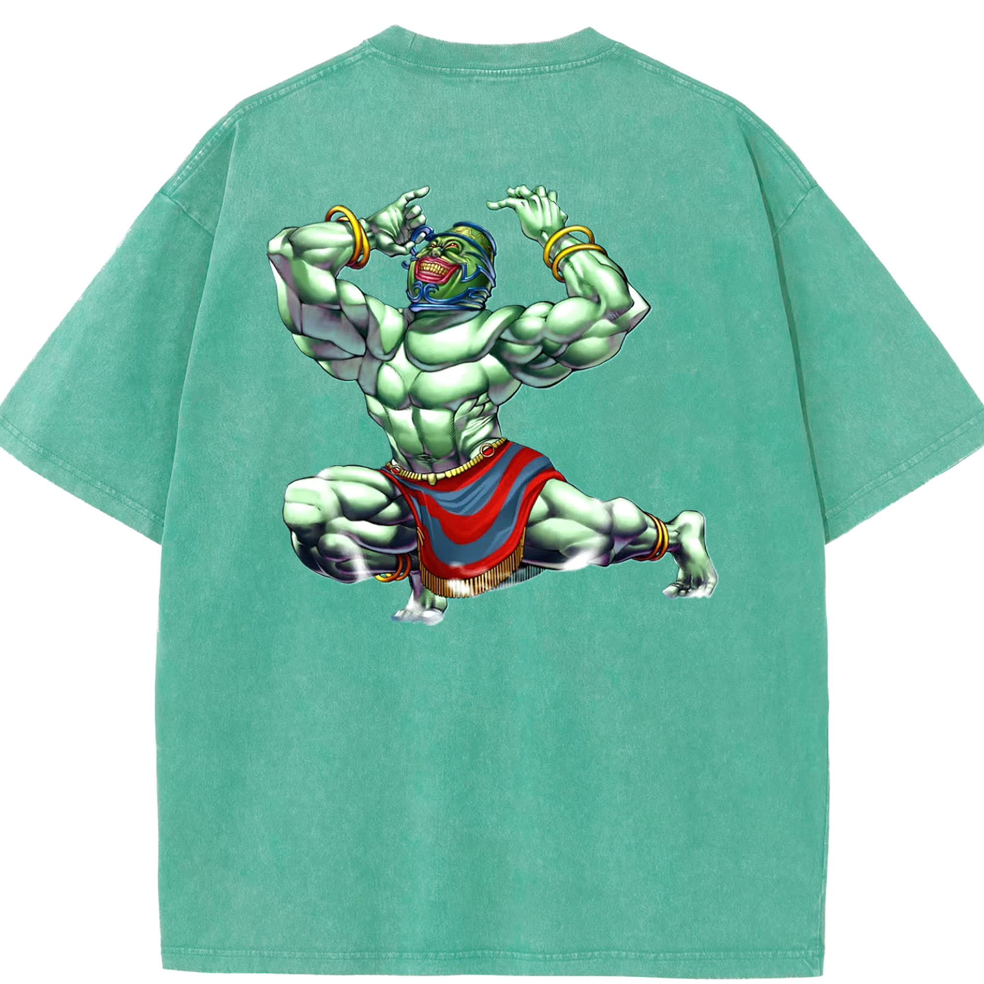 （画像用） 遊☆戯☆王 Yu-Gi-Oh! 綿100% ヴィンテージ風 半袖Tシャツ（背面プリント）